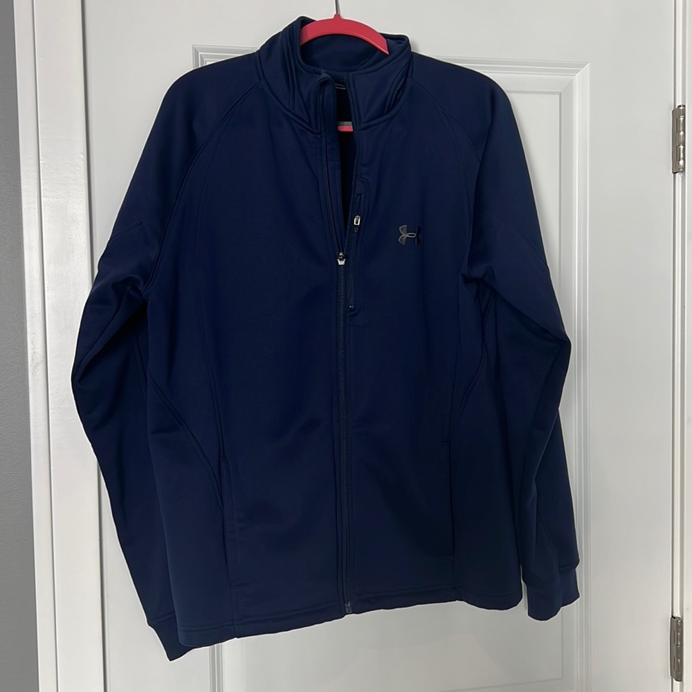 Under Armour quarter zip fleece.